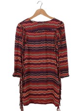 ZARA WOMAN Fransenkleid Damen