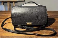 MARC JACOBS Crossbody Leder schwarz Kelly Bag Schultertasche Tasche Vintage