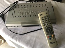 Skymaster DX 15 Digital Satellite Receiver Satelliten Empfänger Silber Fernsehen