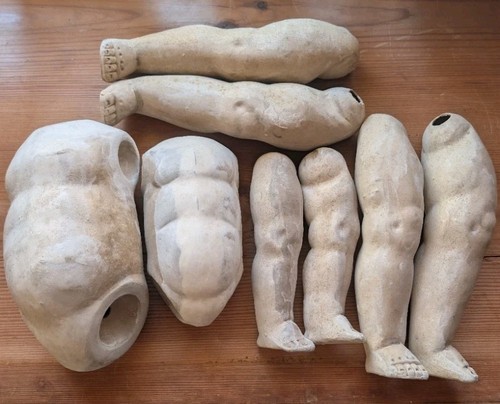 Alte puppenteile bauch balg - puppenteile,