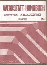 dick Werkstatthandbuch Reparaturanleitung HONDA ACCORD Nachtrag REPARATUR Nr.92 