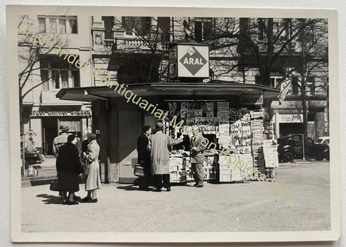 Orig foto kiosk aral zeitung - orig.,
