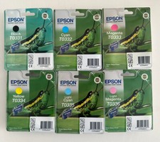 6x original epson t0331 t0332 t0333 t0334 t0335 t0336 epson stylus photo 950