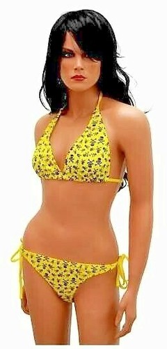 Bikini mit totenköpfen - bikini,
