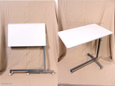 RETRO! 60er Jahre Serviertisch Servierwagen Klapptisch höhenverstellbar Rollen /