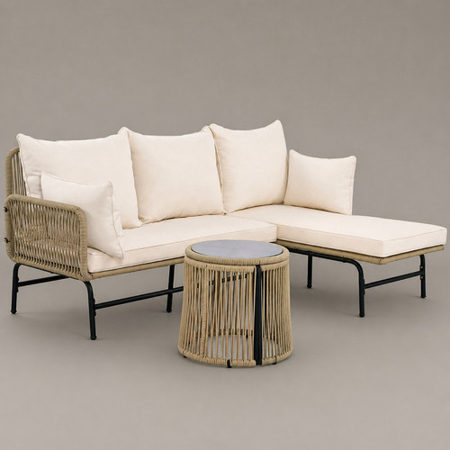 Gartenlounge set form seil - set,