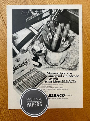 1972 finest elbaco cigars - elbaco,
