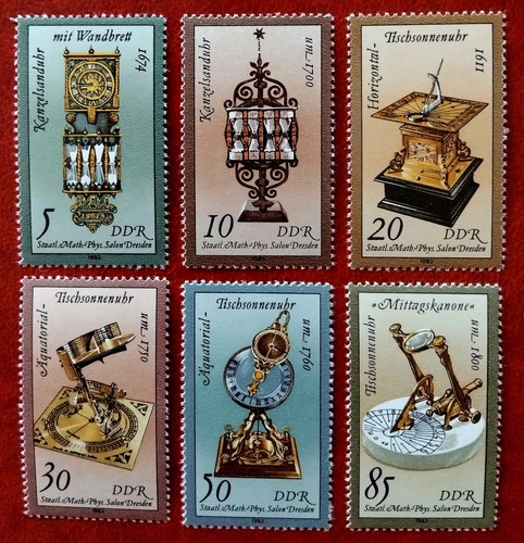 Briefmarken ddr sanduhren - briefmarken,