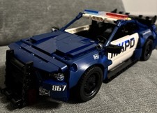 Mould King Polizei Sportwagen – Technik Klemmbaustein Modell, Ausstellungsstück