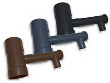 Regensammler Regendieb für 80 90 100 mm Fallrohre - einfache schnelle Montage