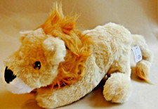 Cremefarbener Plüsch-Löwe