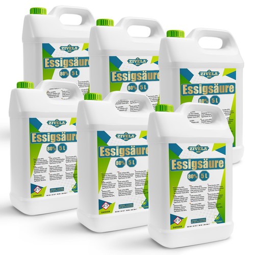 30l essigsäure 6x5l - 80%,