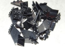 Lego 20x Space Classic Flügel schw 3479 Ice Planet Mtron Blacktron 4x2x2 Vintage