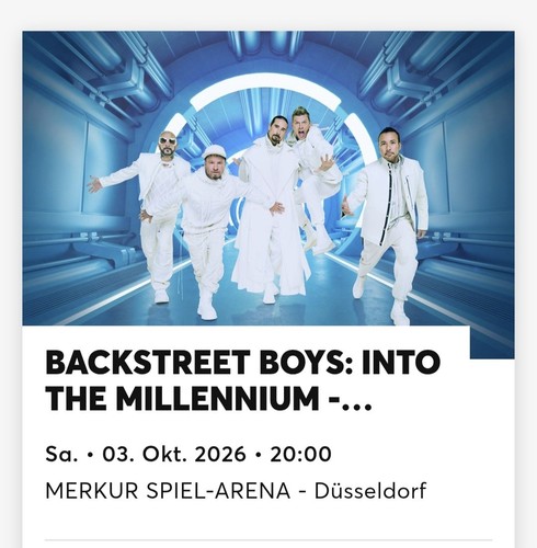 Backstreet boys tickets - 2,