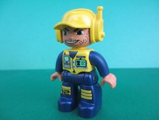 Lego Duplo Toolo Figur Mann Fluglotse Flughafen Mitarbeiter Set 7840 (110422X)