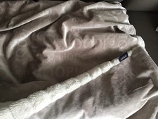 JOOP! Plaid GLAM 70918-030 Wollweiß 130x170 cm + Kissenbezug 