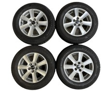 Borbet CA65535 Alufelgen Satz Silber 7-Speichen 6,5x15 Zoll ET 35, LK 5x100