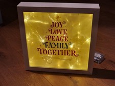 Weihnachtlicher Leuchtrahmen