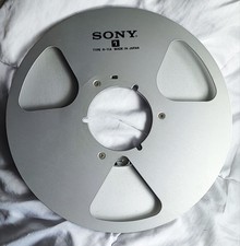 Tonbandspule NAB Alu-Spule 26,5 cm von Sony in silber !Top erhalten!