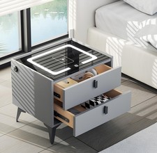 2 Schubladen Smart Nachttisch