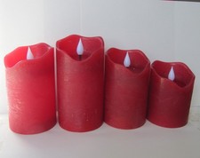 Echtwachs Kerzen und mit Fernbedienung - Timerfunktion