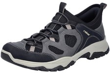 Rieker Slipper Schwarz/Grau