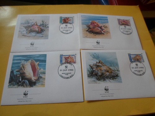 Nevis 1990 wwf fechterschnecke - 1990,