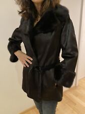 Echter edler  Otter Pelzjacke "Pelzmantel" Echter Pelz Vintage Größe ca. 38-40