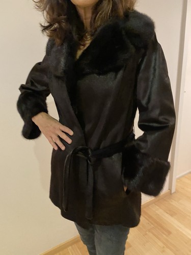 Echter edler otter pelzjacke - echter,