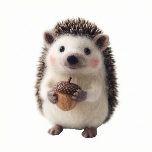 Igel mit eichel - mit,