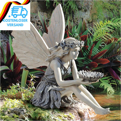 Gartendeko ornament sitzen - gartendeko,