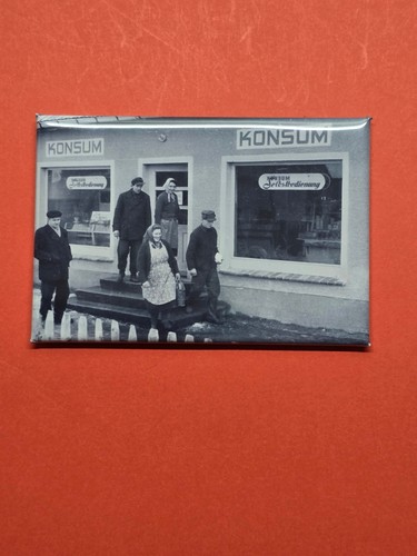 Konsum ddr kühlschrankmagnet - ddr,