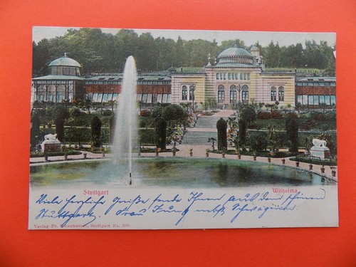 Alte postkarte stuttgart - alte,