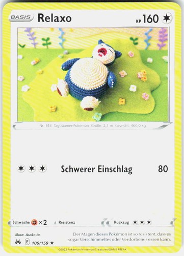 Pokemon tcg relaxo zenit der - tcg,