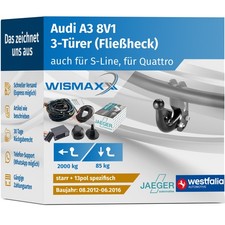 ANHÄNGERKUPPLUNG für Audi A3