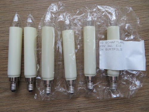 Schaftkerzen 23v 3w e10 - 6,