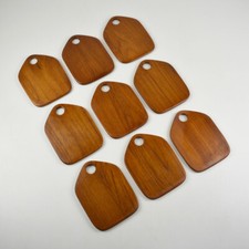 9 x Teak Bretter - Teakholz - Vintage - Brettchen - Brotzeit - Boards