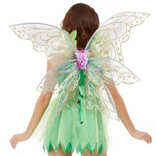 Zauberhafte Elfenflügel zum Waldfee Kostüm - Flügel Fee Feenflügel Damen Elfe