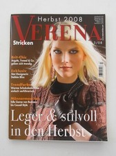 Strickzeitschrift Verena "Stricken" Herbst 2008 Heft 3/08 "Legere & Stilvoll"