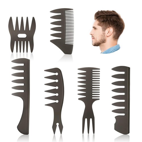 Haarkamm set männer 6pcs - haarkamm,