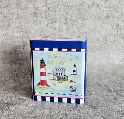 Blechdose teedose maritim - blechdose,