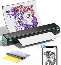 Phomemo M08F Tattoo-Schablonendrucker, kabelloser tragbarer Thermotattoo-Drucker