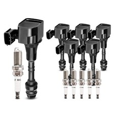 6x Zündspule +Zündkerzen für Nissan Quest Pathfinder Renault Vel Satis 3.5L 4.0L
