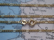 Figarokette Gold 333 Länge 45