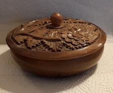 Deckeldose Holz Schmucktruhe