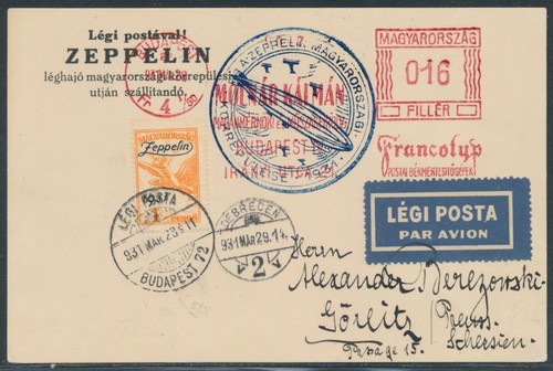 Zeppelin fahrt nach - zeppelin, ungarn