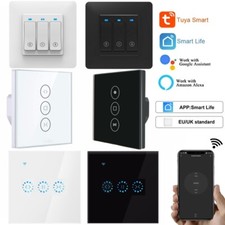 TUYA Smart WIFI Rolladenschalter Touch Jalousieschalter Vorhang Schalter Alexa