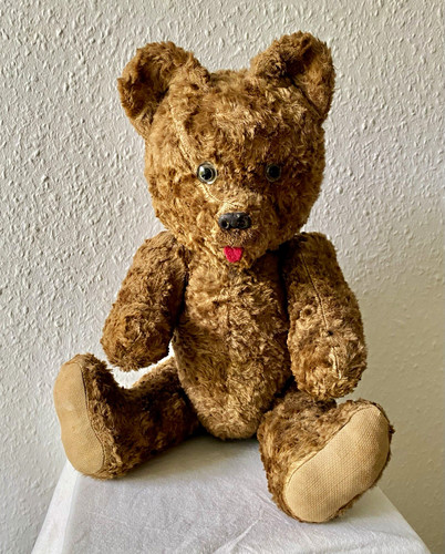 Teddybär 1950s vintage braun - 1950s,