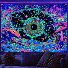 Schwarzlicht Wandteppich