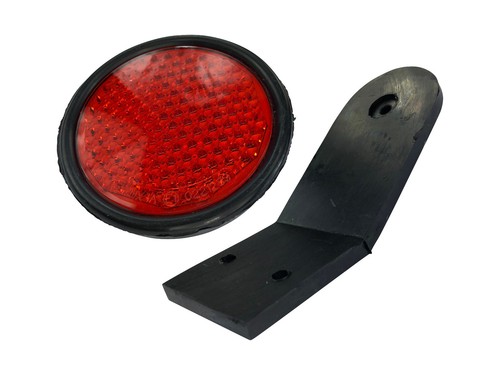 Rückstrahler und gummihalter - und,